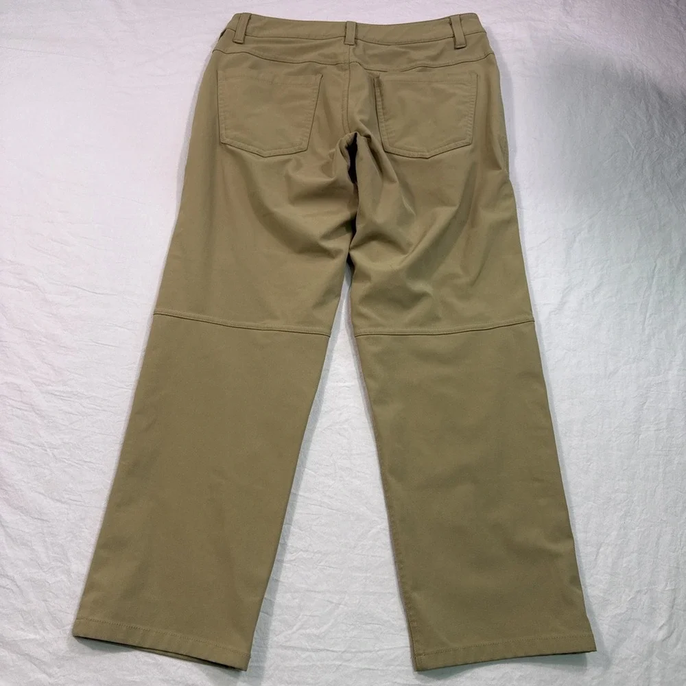 Lululemon ABC Classic Fit 28  Pants tan Mens Trouser LM5583S Zip Fly golf